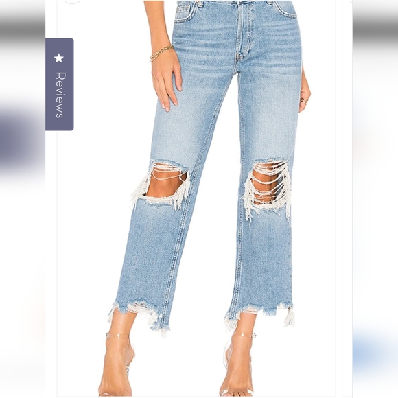 Maggie Mid-Rise Straight-Leg Jeans New with Tags - Picture 2 of 10